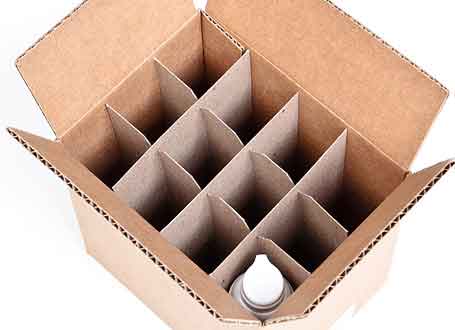 Corrugated Boxes with Partition