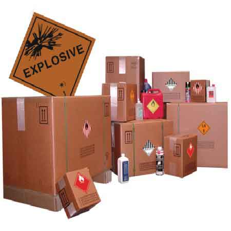 commercial high explosives corrugated boxes